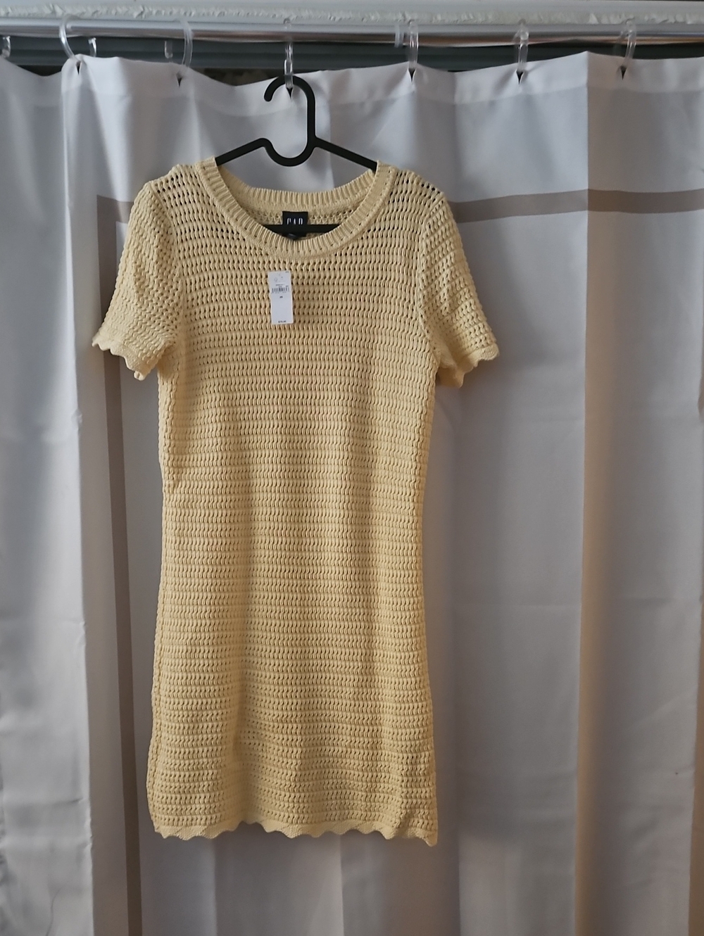 GAP Light Yellow Crochet Dress